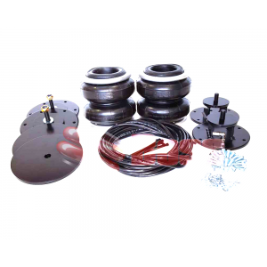 A set of parts for a car, including a tire and a hose, suitable for Buick 1949-1953 Airbag Suspension - Boss models.