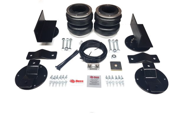 A set of Airbag Suspension accessories for a Ford Transit truck.