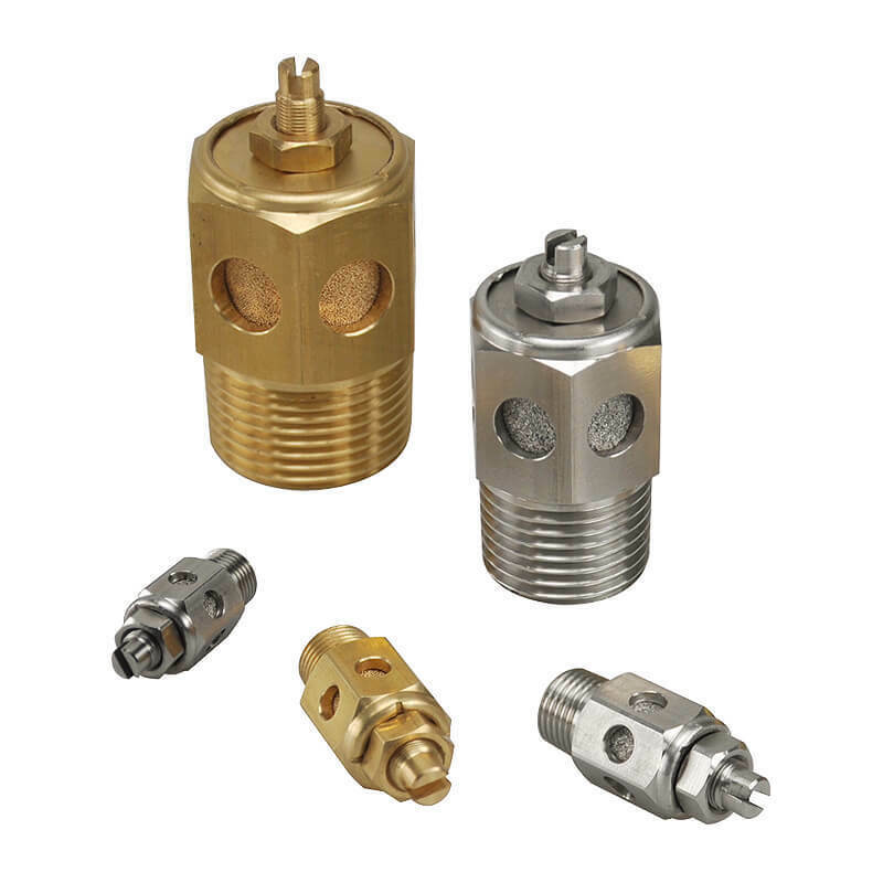 MSLC brass silencer throttle valve