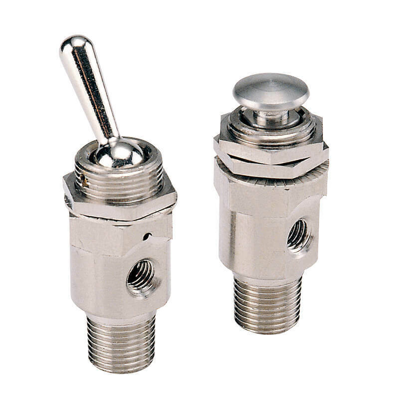 MVHA-3 toggle and push button valve