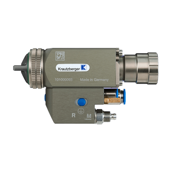 An image of a Krautzberger Automatic Spray gun A 20 with a blue light on it.