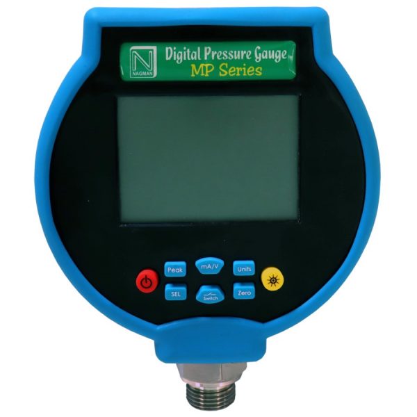 Nagman's Nagman MPC-I-H+ digital pressure gauge displayed against a clean white background.